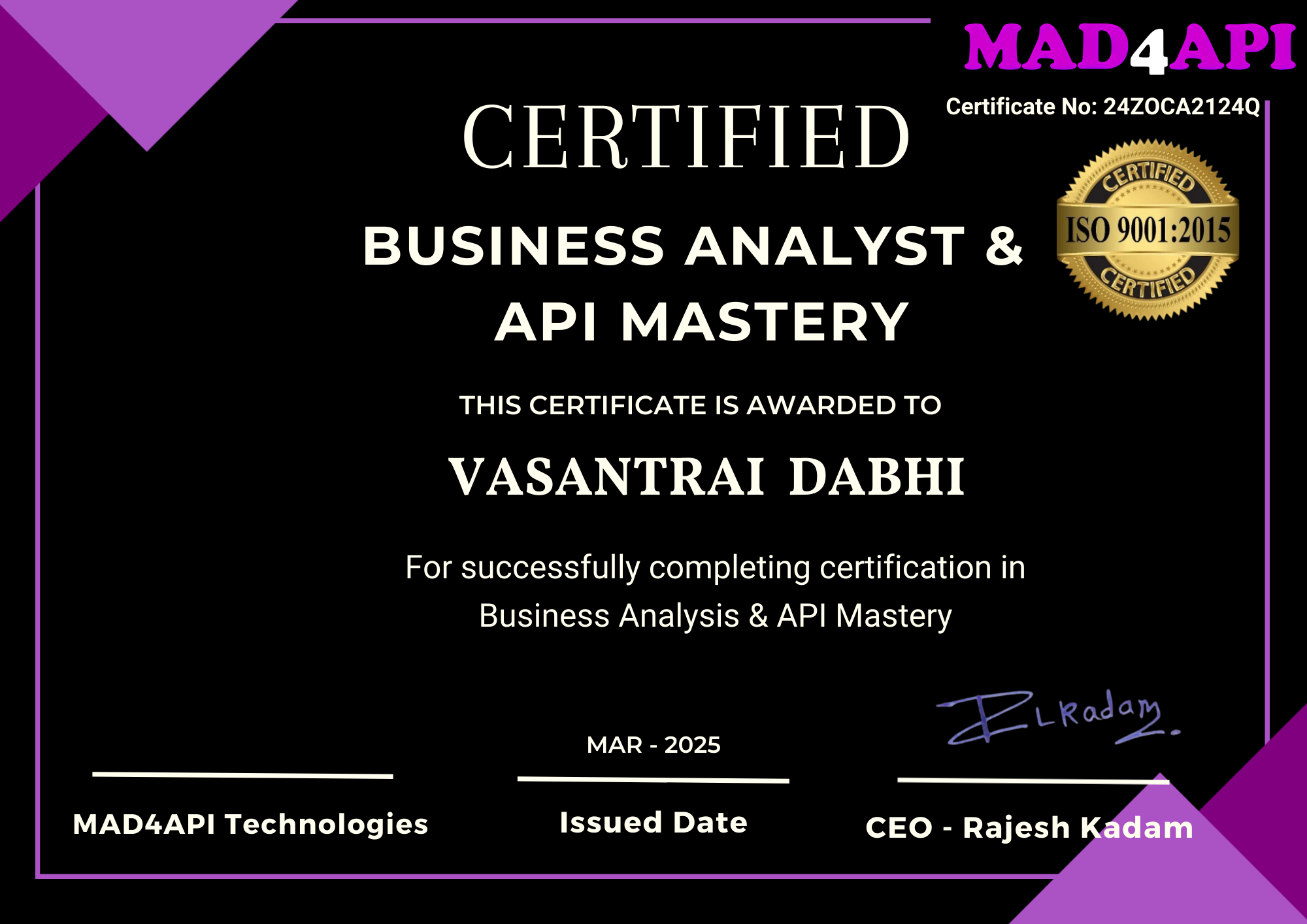 Copy of Blue Simple Achievement Certificate 11